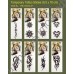 Временные татуировки в ассортименте Waterproof body tattoo stickers